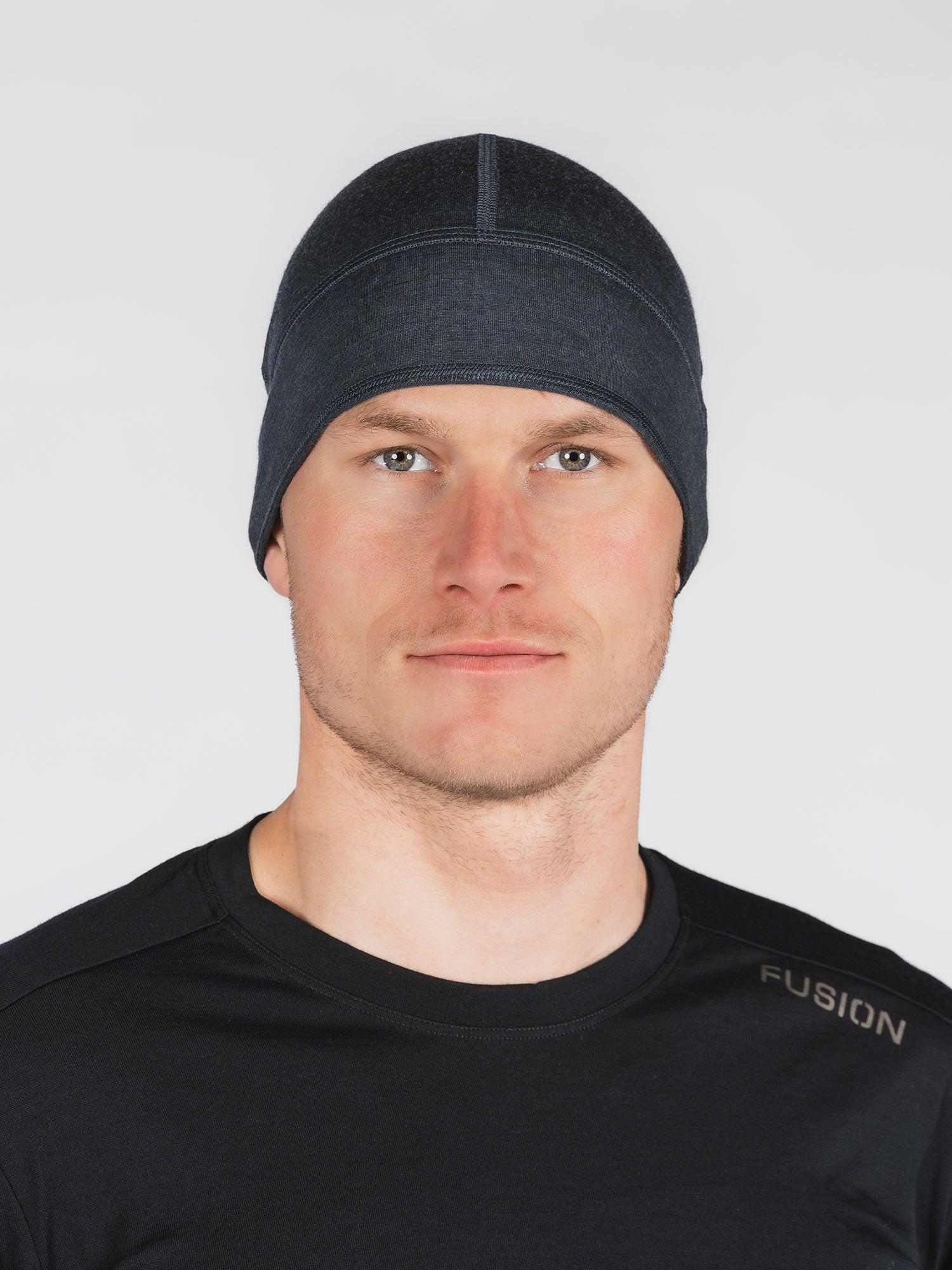 Fusion Technical Merino Beanie i mørkegrå