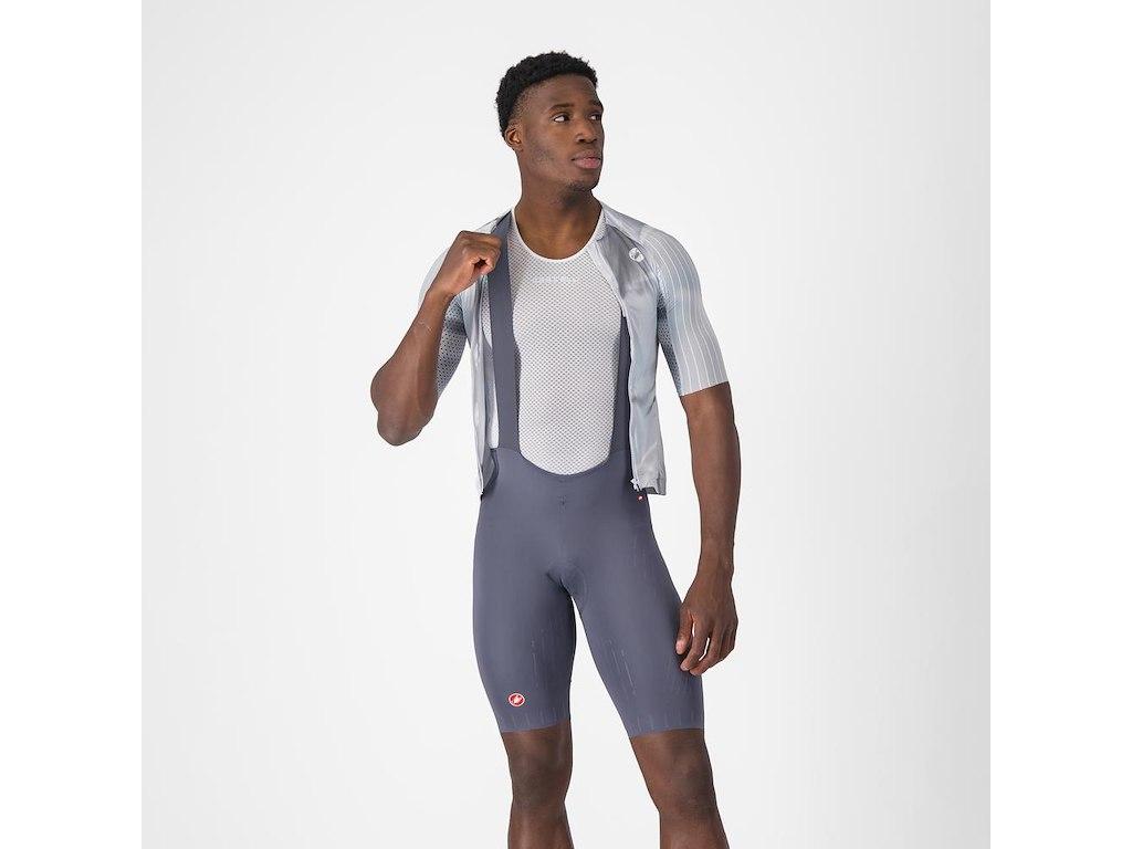 Castelli Free Aero Race S Bibshort - Cykelshorts m/pude - Herre - Smoky Gray - S hos Cykelpartner.dk