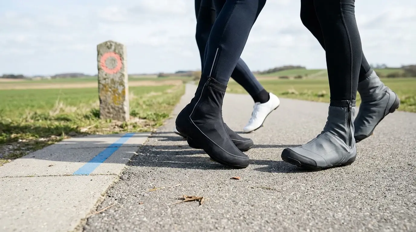 Skoovertræk til cykelsko: guide efter temperatur